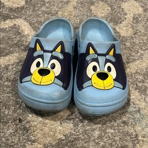 Kids Blue Cartoon Character Clogs